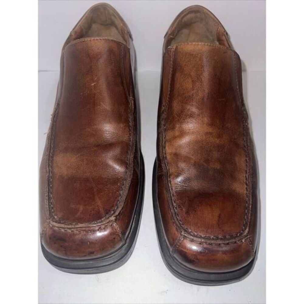 Johnston & Murphy MEN'S SHOES SIZE 10.5 M Brown Loafers‎ Slip On Size 10 1/2